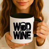 Gym Rats Wod Now Wine Later Gift Coffee Mug thumb 3
