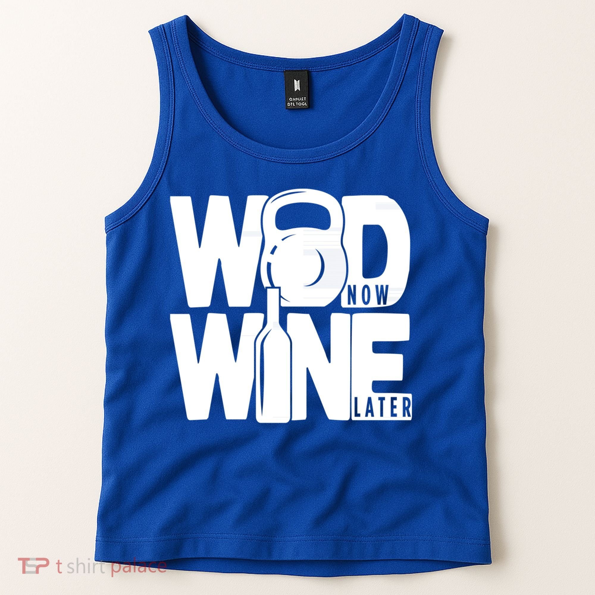 Gym Rats Wod Now Wine Later Gift Tank Top