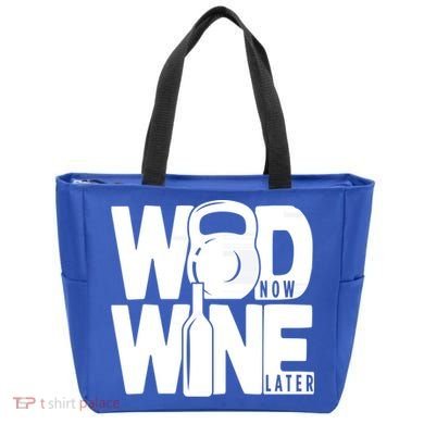 Gym Rats Wod Now Wine Later Gift Tote Bag