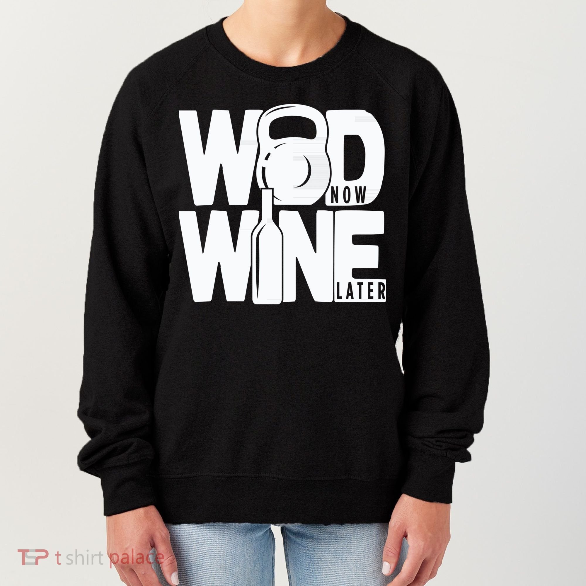 Gym Rats Wod Now Wine Later Gift Women's Sweatshirt