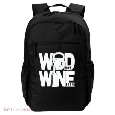 Gym Rats Wod Now Wine Later Gift Backpack
