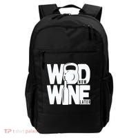 Gym Rats Wod Now Wine Later Gift Backpack thumb 0