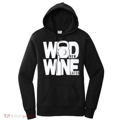 Gym Rats Wod Now Wine Later Gift Women's Hoodie