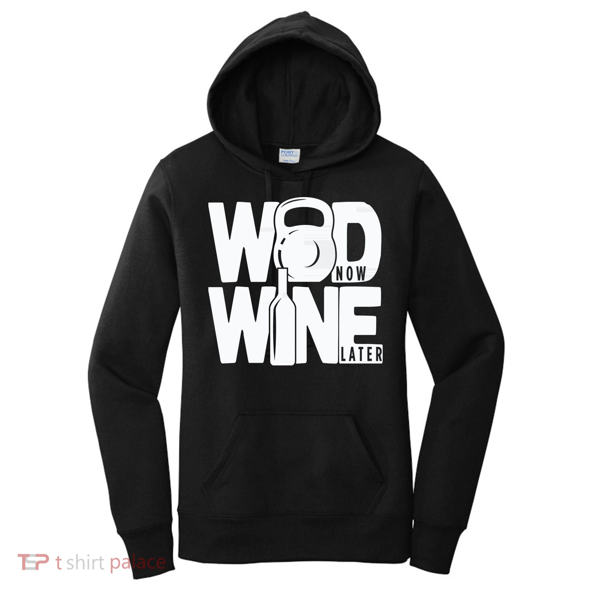 Gym Rats Wod Now Wine Later Gift Women's Hoodie