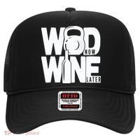 Gym Rats Wod Now Wine Later Gift Hat thumb 0