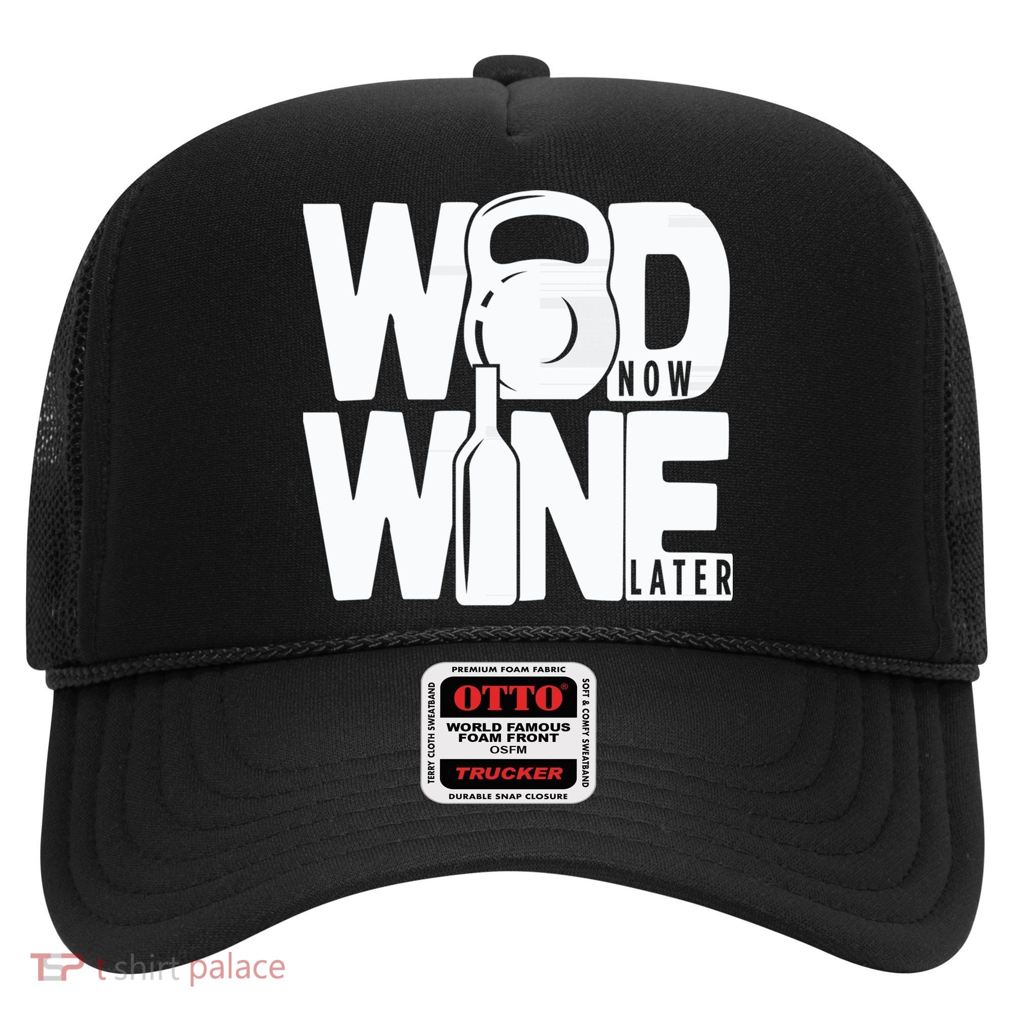 Gym Rats Wod Now Wine Later Gift Hat