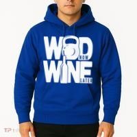Gym Rats Wod Now Wine Later Gift Hoodie thumb 2