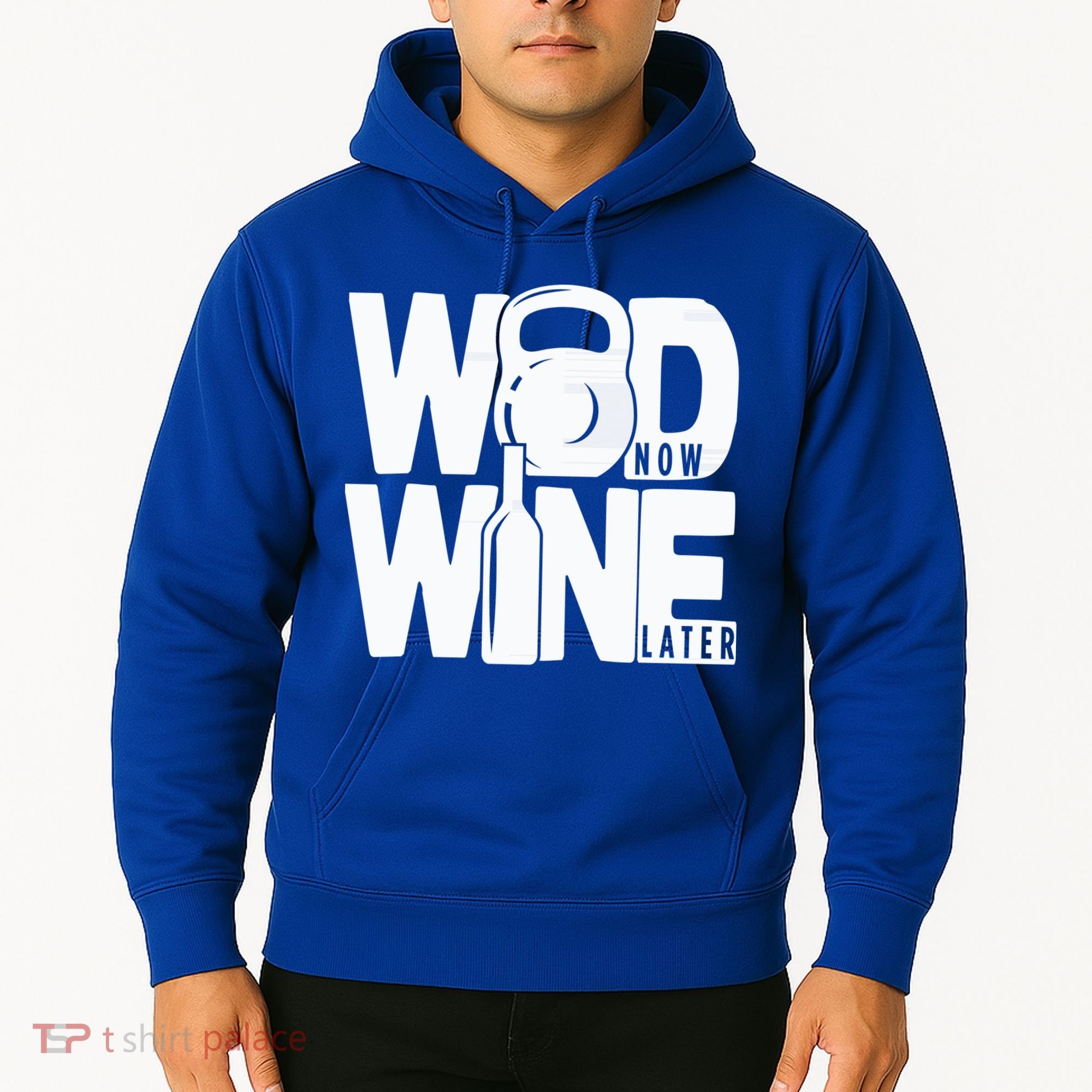 Gym Rats Wod Now Wine Later Gift Hoodie