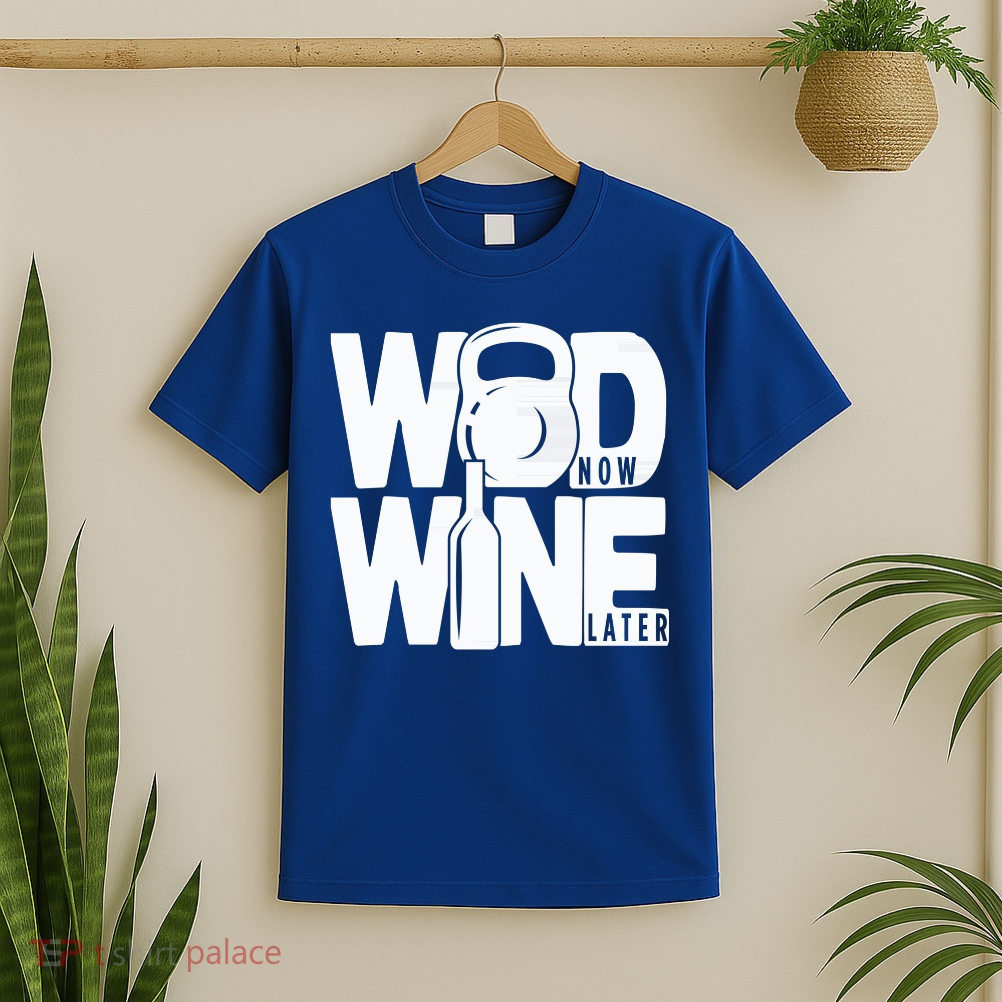 Gym Rats Wod Now Wine Later Gift T-Shirt