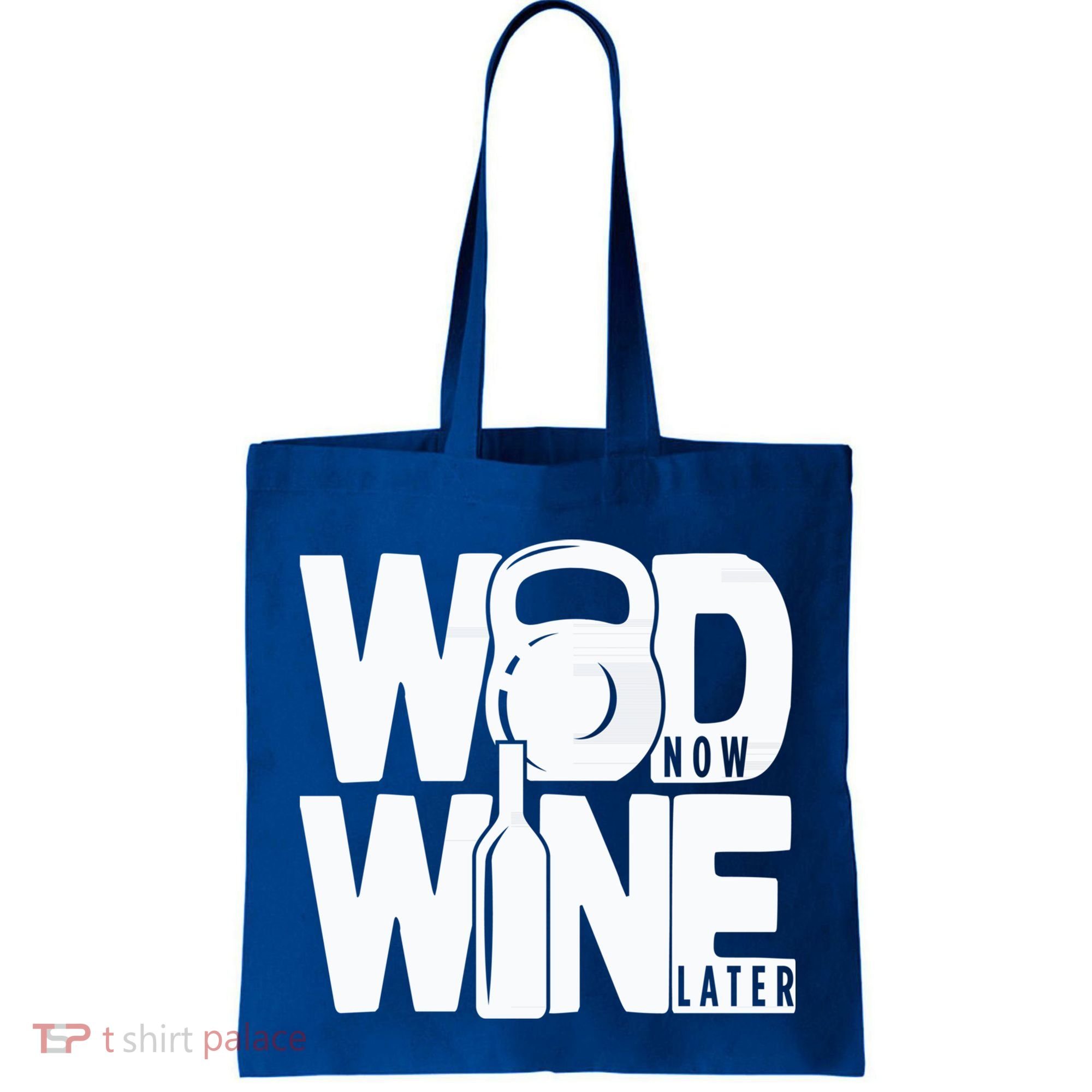 Gym Rats Wod Now Wine Later Gift Tote Bag