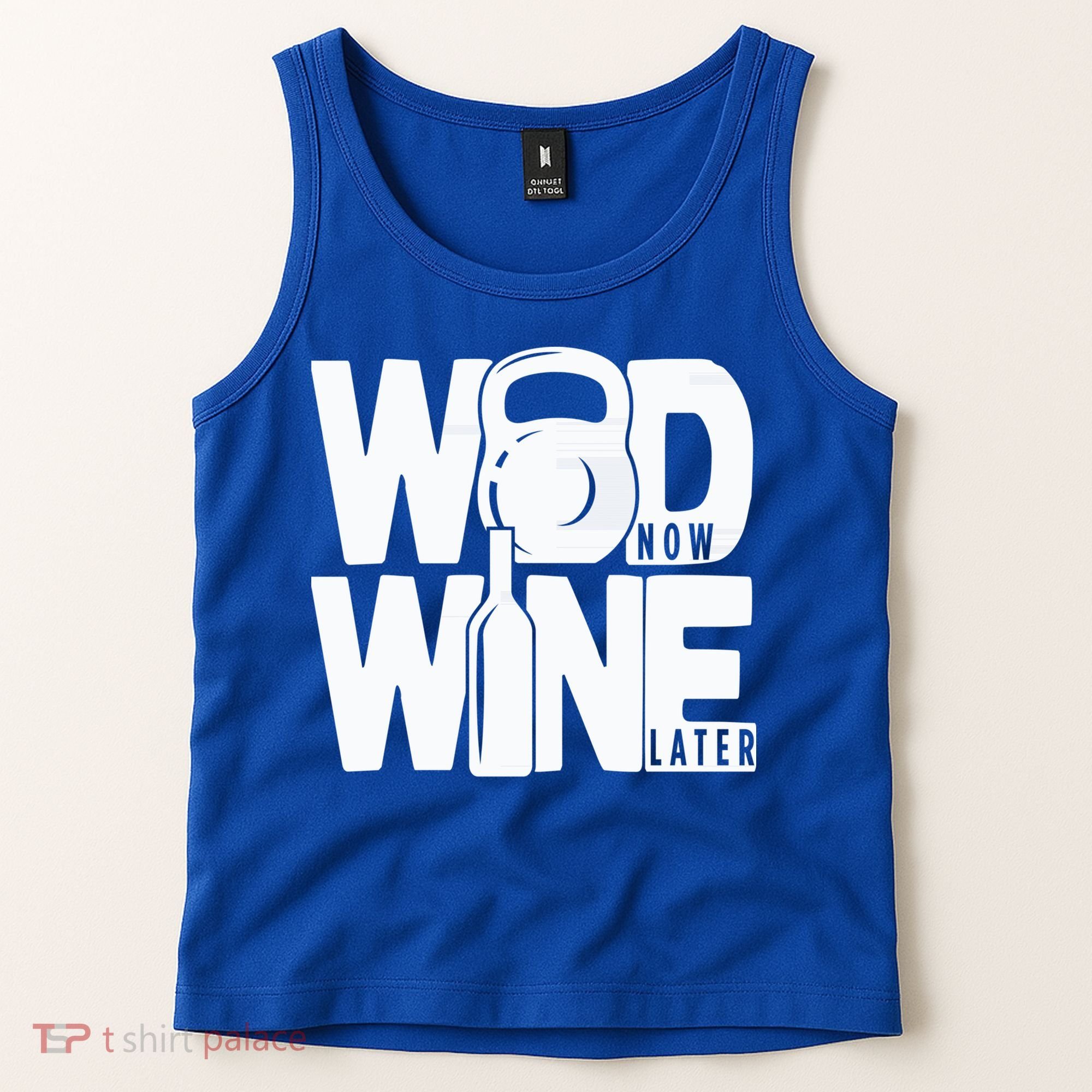 Gym Rats Wod Now Wine Later Gift Tank Top
