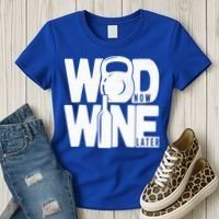Gym Rats Wod Now Wine Later Gift Women's T-Shirt thumb 3