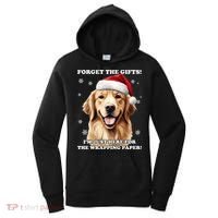 Golden Retriever With Christmas Hat For Funny Dog Christmas Women's Hoodie thumb 0