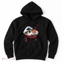 Great Ramen Wave White Hoodie thumb 0