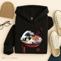 Great Ramen Wave White Hoodie thumb 4