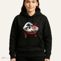 Great Ramen Wave White Hoodie thumb 5