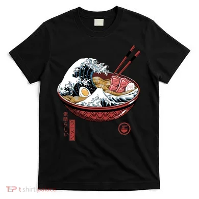 Great Ramen Wave White T-Shirt