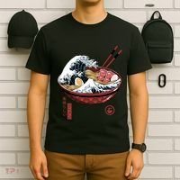 Great Ramen Wave White T-Shirt thumb 6