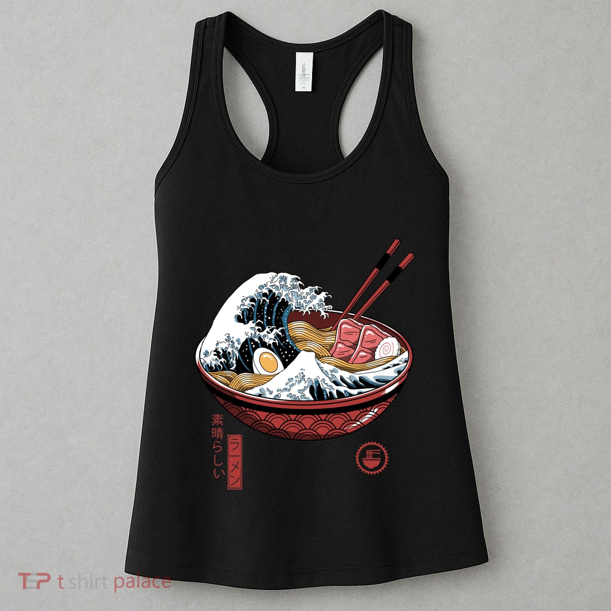 Great Ramen Wave White Women's Tank Top