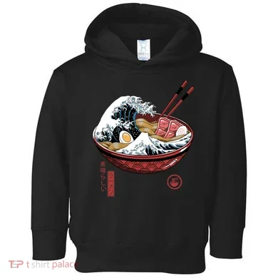 Great Ramen Wave White Toddler Hoodie