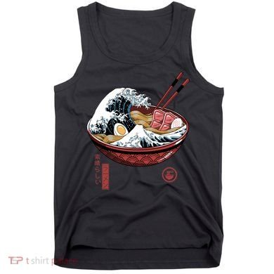 Great Ramen Wave White Tank Top