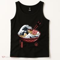 Great Ramen Wave White Tank Top thumb 2