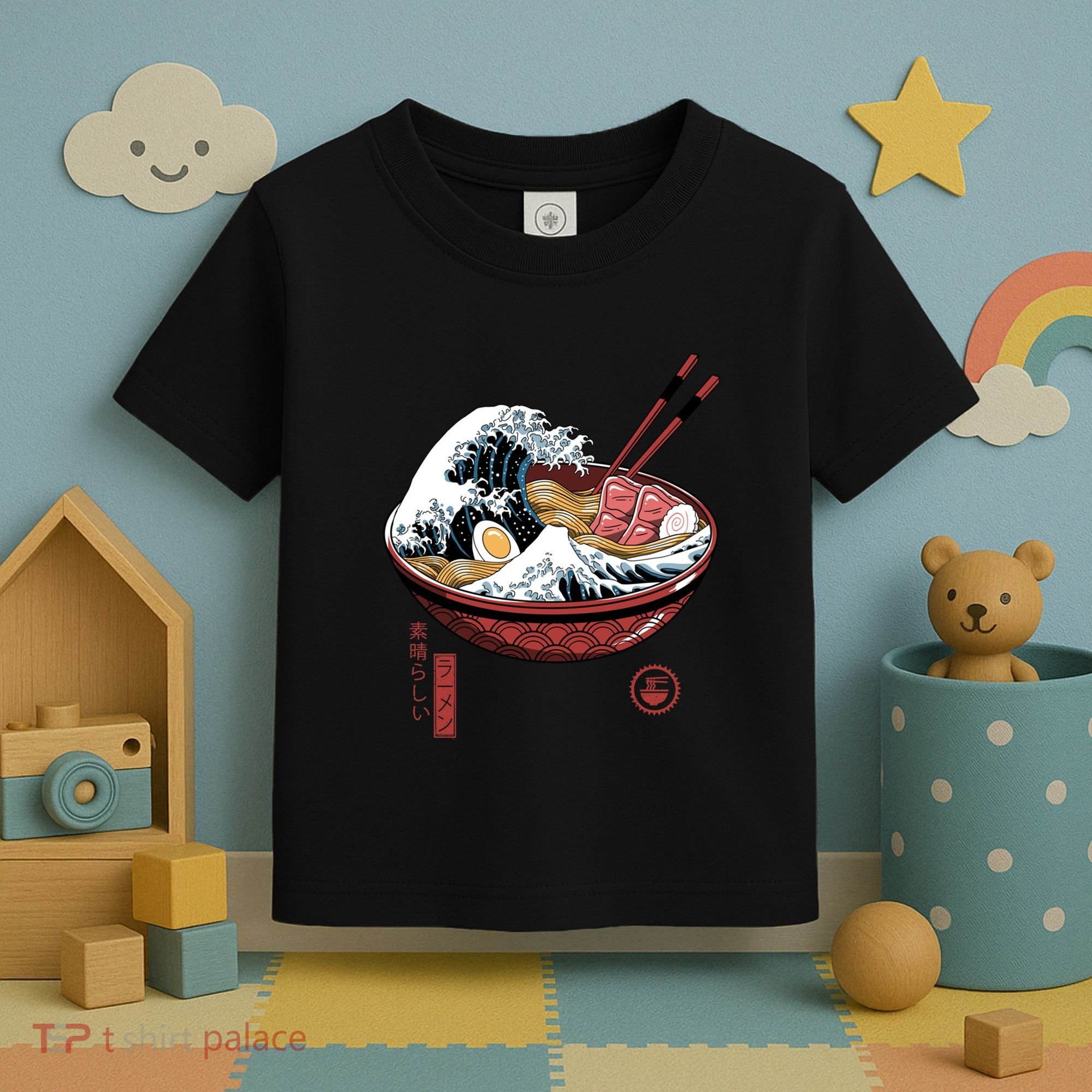 Great Ramen Wave White Toddler T-Shirt