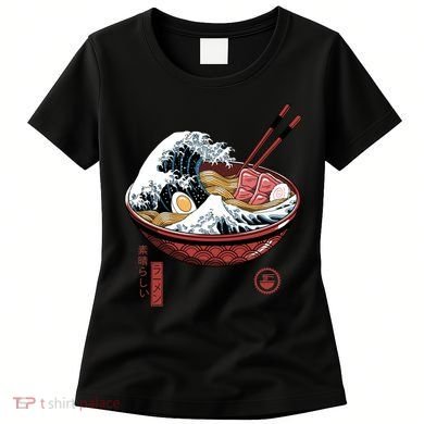 Great Ramen Wave White Women's T-Shirt