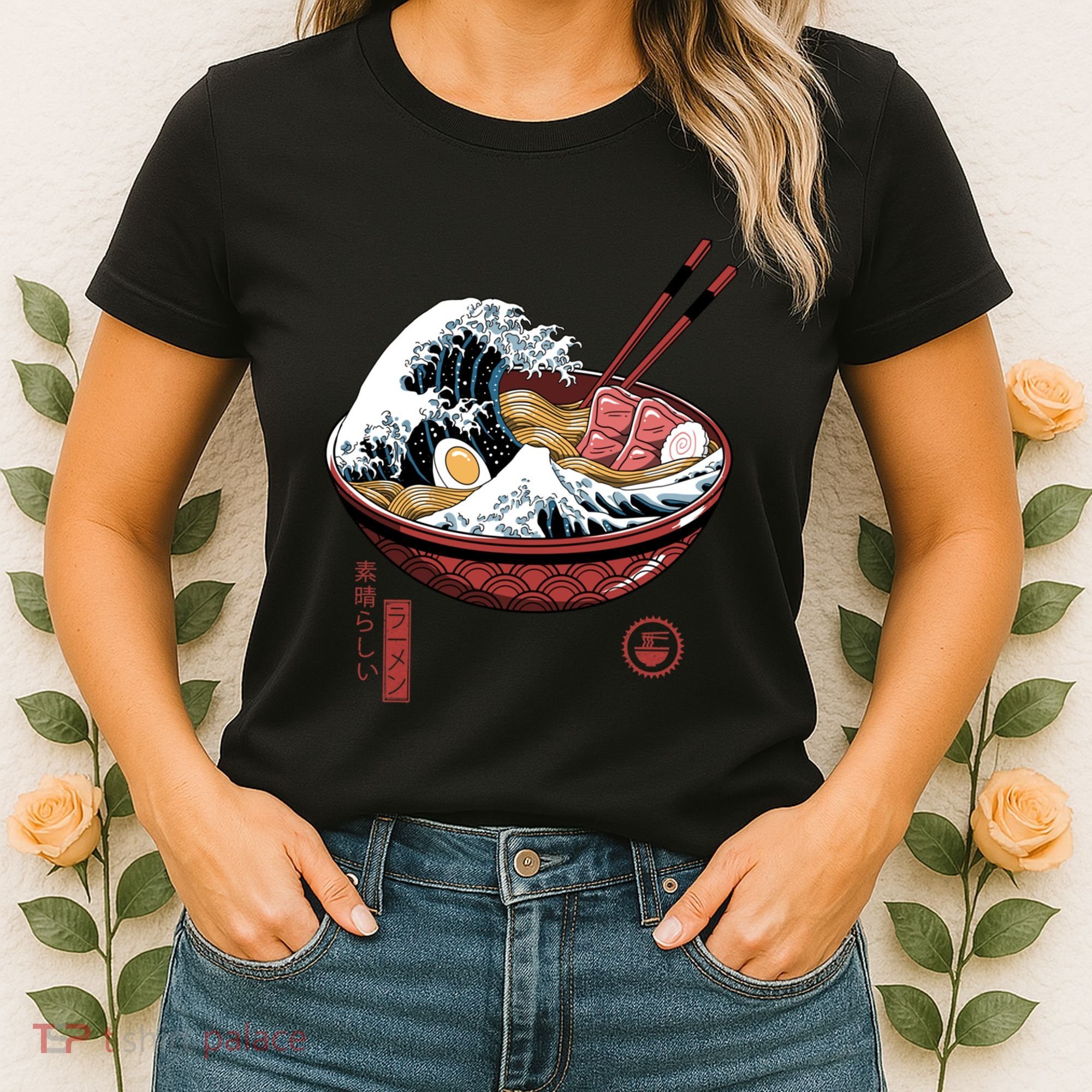 Great Ramen Wave White Women's T-Shirt