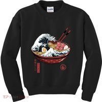 Great Ramen Wave White Kids Sweatshirt thumb 0