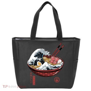 Great Ramen Wave White Tote Bag