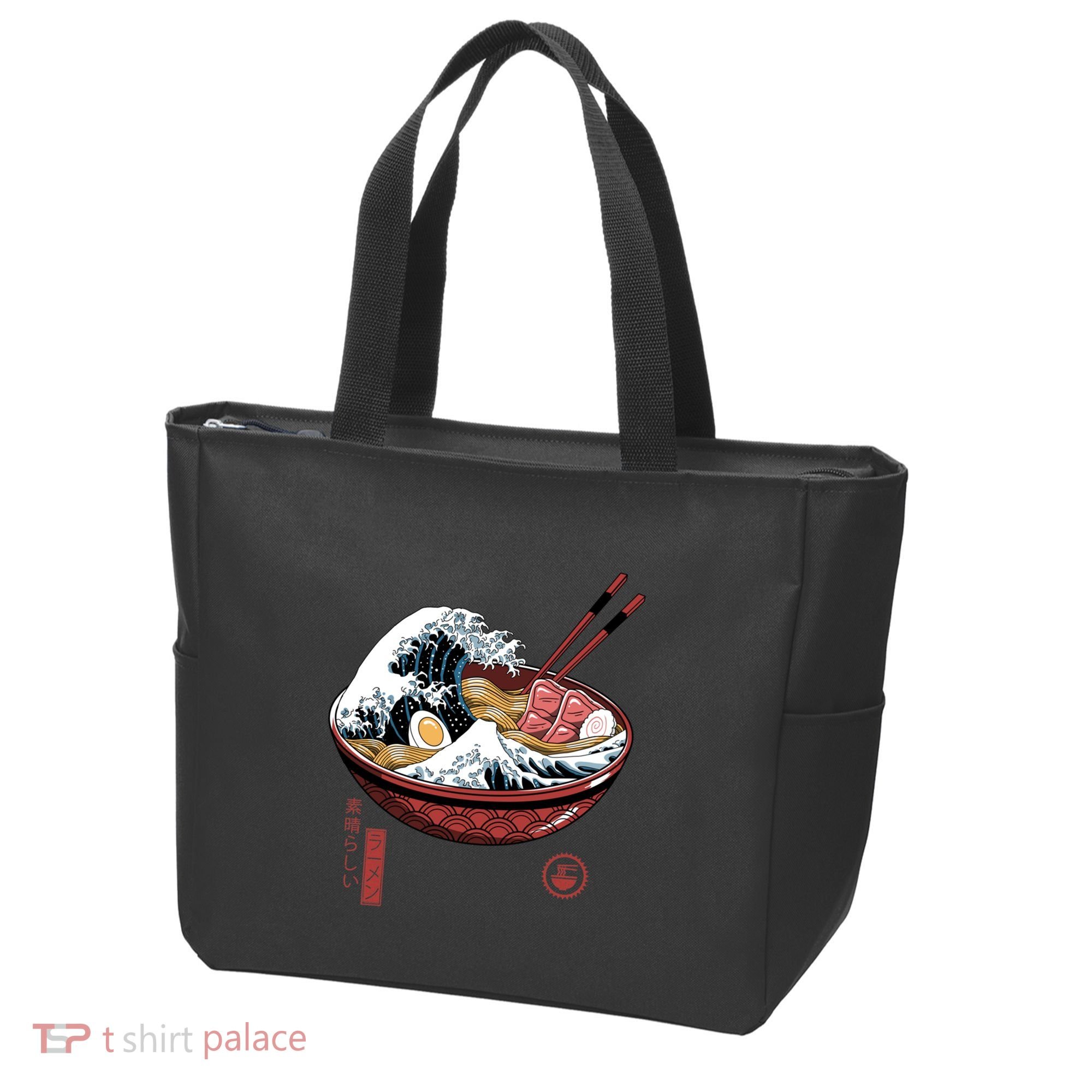 Great Ramen Wave White Tote Bag