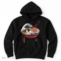 Great Ramen Wave Off Kanagawa Funny Japanese Food Hoodie thumb 0