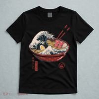 Great Ramen Wave Off Kanagawa Funny Japanese Food T-Shirt thumb 5