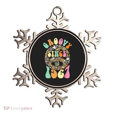 Groovy Since 1967 Peace For Vintage Birthday Party 60s 70s Ornament