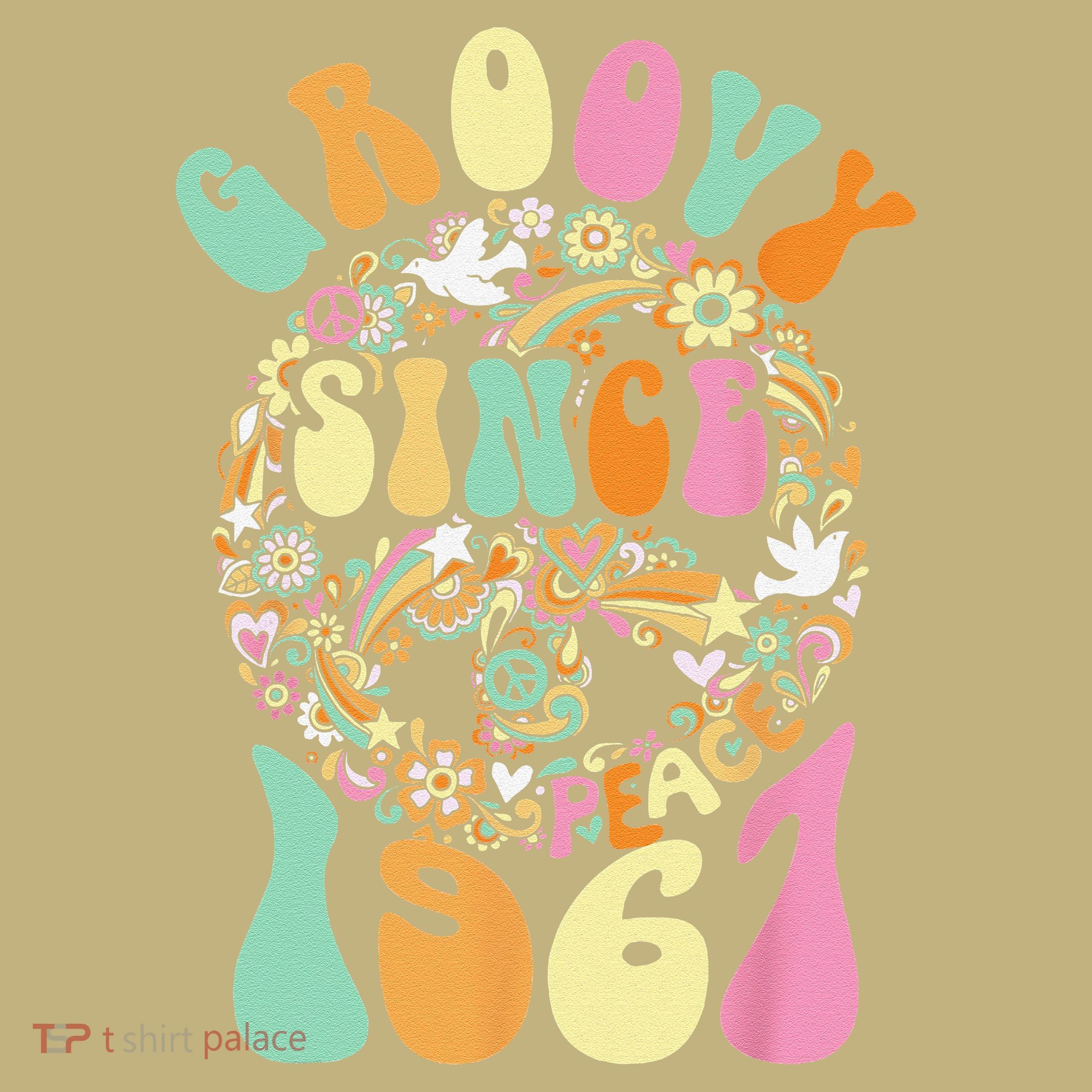 Groovy Since 1967 Peace For Vintage Birthday Party 60s 70s Sweatshirt