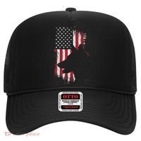 German Shepherd American Flag Usa Patriotic Dog Gift Hat thumb 0
