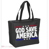 God Save America Political Election Tote Bag thumb 2