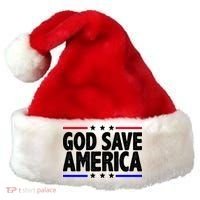 God Save America Political Election Santa Hat thumb 0