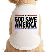 God Save America Political Election Doggie Tank thumb 0