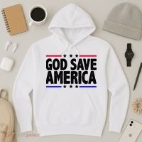 God Save America Political Election Hoodie thumb 3