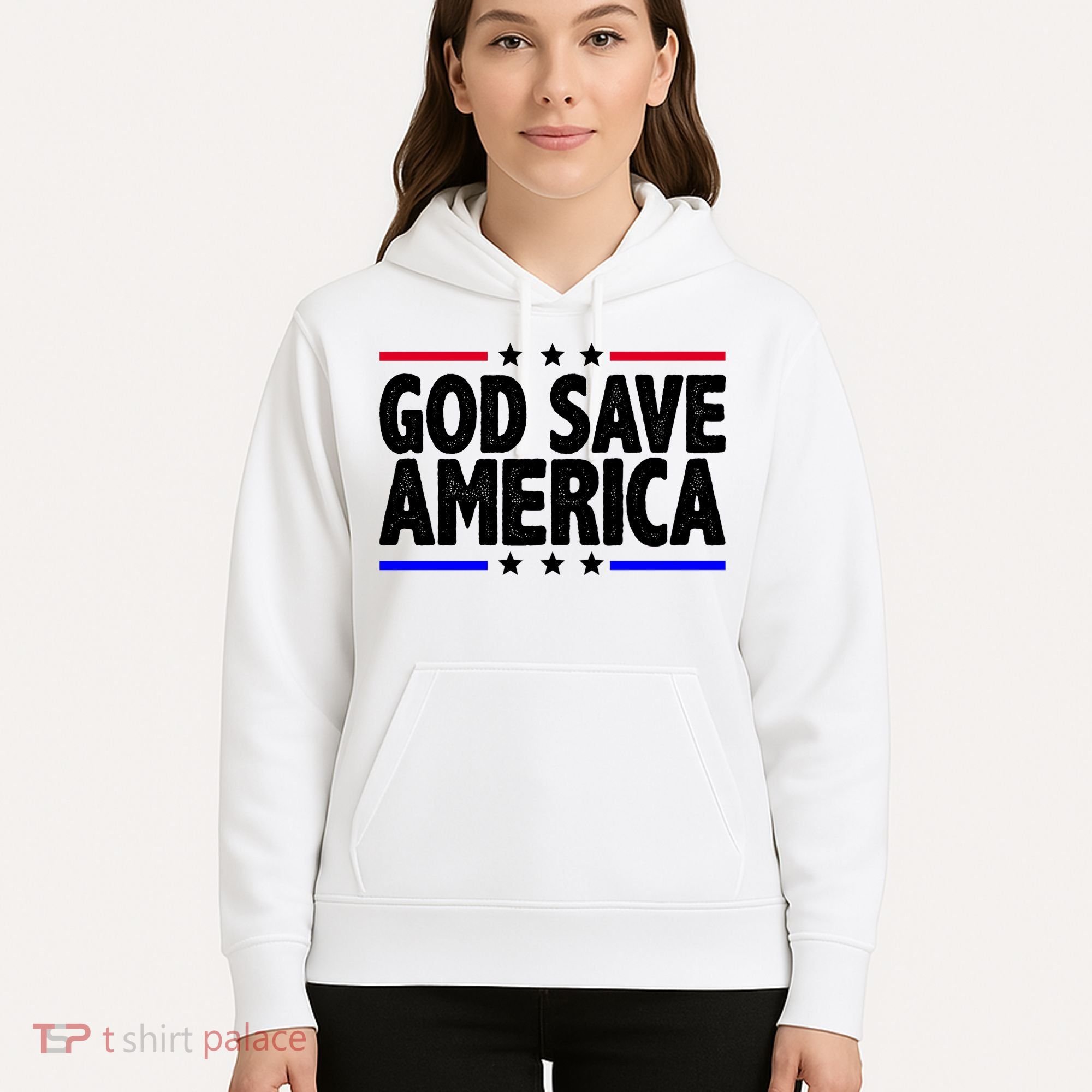 God Save America Political Election Hoodie