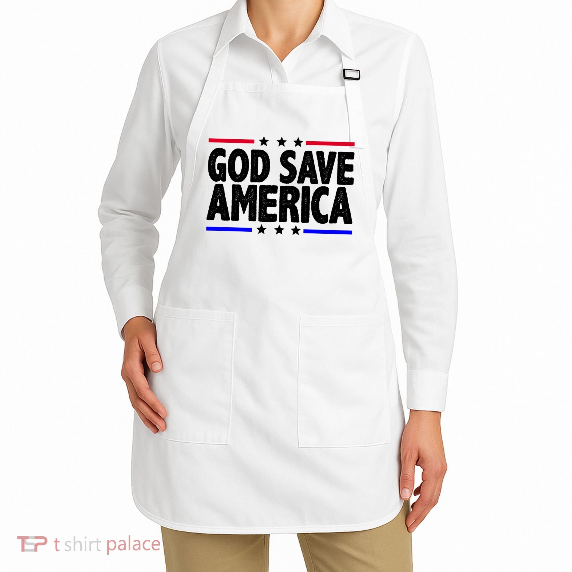 God Save America Political Election Apron