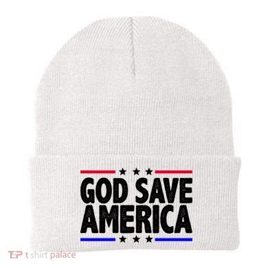 God Save America Political Election Beanie