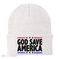 God Save America Political Election Beanie thumb 0