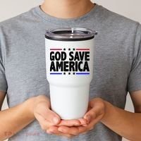 God Save America Political Election Tumbler thumb 2