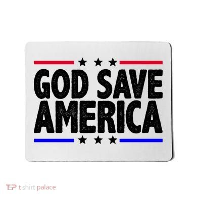 God Save America Political Election Mousepad