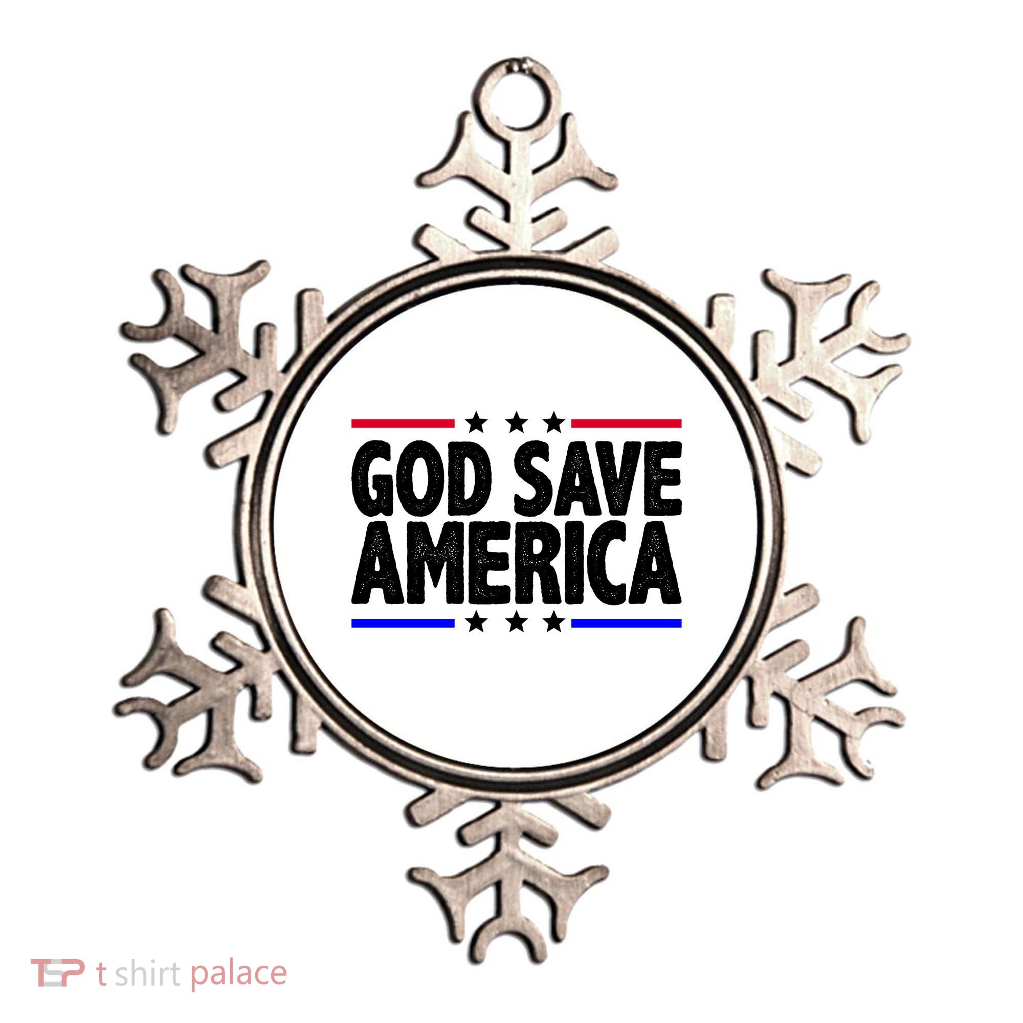 God Save America Political Election Ornament