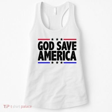 God Save America Political Election Women's Tank Top