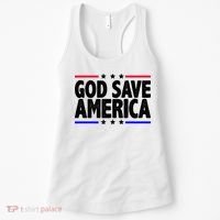 God Save America Political Election Women's Tank Top thumb 0